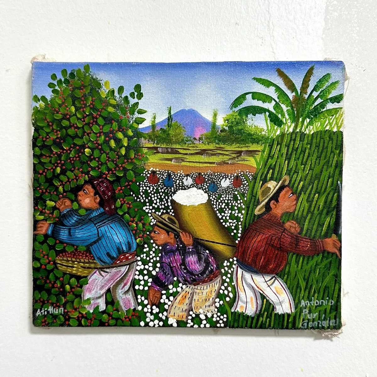 【 肉筆油彩画 額装 】 GALERIA DE PINTURA MEXICANA Las mejores ofertas en Pinturas al óleo mexicano | eBay