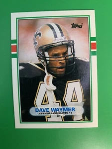 1989 Topps Dave Waymer #28T New Orleans Saints - Picture 1 of 2