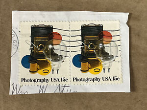 2 Photography USA 15 Cent Stamps