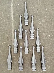 20 NO Metal Rail Heads Weldable Wrought Iron Rounded Safety Top Gates Railings - Picture 1 of 4