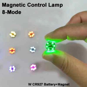 Magnetic Control 8-Mode Wireless LED Lamp Magnet Induction Flashing Flow Lights - Picture 1 of 5