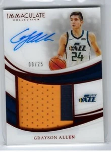 Grayson Allen 18/19 Immaculate Auto RC #PP-GAL SN #08/25 - Picture 1 of 2