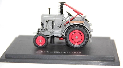 EDICOLA USATO 1:43 TRATTORE DIE CAST EICHER ED16/I 1950 GRIGIO EDI 3 AGRI - Immagine 1 di 4