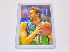2017 Sketch Art Card Edward Vela Signature Limited Edition DIRK NOWITZKI /25!!