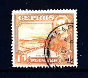 CYPRUS-CIPRO- 1938-1951 - Edifici e Paesaggi ed effigie di Re Giorgio VI - 1 Pia - Picture 1 of 1