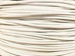 SRML BLANCO 12 AWG 500' FT APARATO TRENZADO FIBRA VIDRIO CABLE ALTA TEMPERATURA MOTOR PLOMO - Imagen 1 de 1