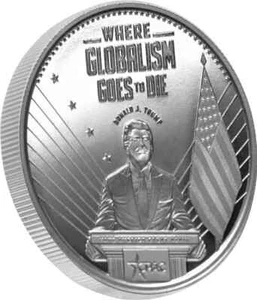 TRUMP 1 Oz Silver Round .999 BU MAGA 2024 47 at CPAC 2024 L/E 0029/4500 - Picture 1 of 3