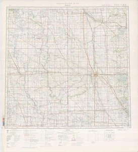 Russian Soviet Military Topographic Maps - FARGO (USA, N.Dakota), ed.1982 - Picture 1 of 3