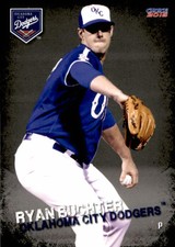 2015 Oklahoma City Dodgers Choice #6 Ryan Buchter Deptford New Jersey NJ Card