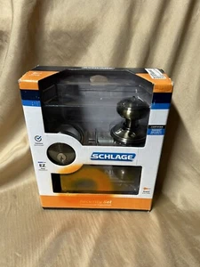 SCHLAGE Keyed Entry Door Knob and Single Cylinder Deadbolt Combo Security Pack - Picture 1 of 4