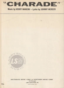 Charade Vintage Sheet Music by Mancini/Mercer 1963 - Picture 1 of 2