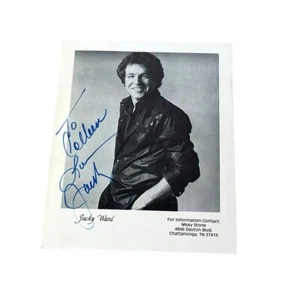 Vintage Jacky Ward Country Music Original s/w handsigniertes Foto - Bild 1 von 5