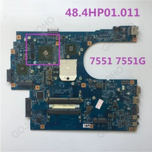 For Acer 7551 7551G 48.4HP01.011 laptop motherboard MBRCE01001 JE70-DN 09929-1 - Bild 1 von 3