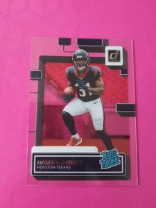 2022 Panini Donruss Clearly #90 Dameon Pierce Houston Texans Rated Rookie RC - Bild 1 von 2