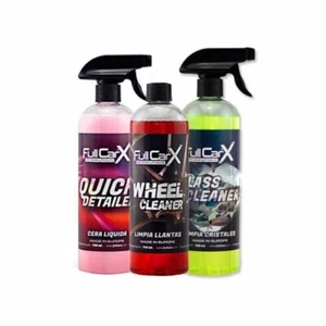 Kit LIMPIEZA RÁPIDO COCHE FullCarX Full Dip | Limpia Cristales Bayetas - Imagen 1 de 4