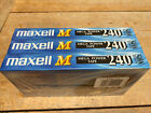 Maxwell VHS Blank Tapes x3 Brand New Sealed 
