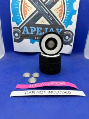 1 套 4 个定制车轮适用于 tonka、structo、buddyl、buddy l、ertl、nylint、 — 第 1/4 张图片