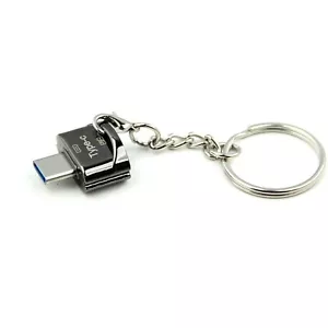 Typ C USB-C OTG Schlüsselring Adapter für Samsung Galaxy S20 S21 S22 S23 Nokia Motorrad - Bild 1 von 7