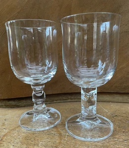 THOMAS - 2er-Set Weingläser Groggläser 14 cm Vintage Glas Gläser - Bild 1 von 4