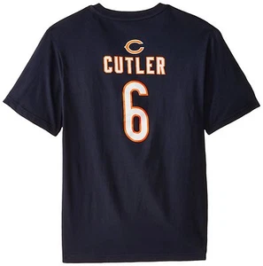  Chicago Bears NFL Jay Cutler #6 Navy Blue Youth Player T-Shirt Jersey: XL-XXL - Picture 1 of 2