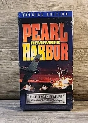 Remember Pearl Harbor VHS VCR Tape BRAND NEW SEALED W/ Rare Exclusive Footage  - Image 1 of 4