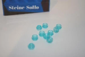 Lego (c) 10x runde Platte - 1x1 - trans hellblau - 4073 - plate round - Bild 1 von 1