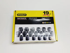 Stanley 19pc 6pt impact socket set 3/4 85-966 - Picture 1 of 3
