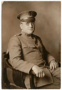 Foto de retrato original de la Primera Guerra Mundial médico del ejército de EE. UU. - Imagen 1 de 2