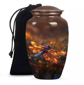 Dragonfly Funeral Urns For Adult Ashes Women Large Decorative Urn For Men - Picture 1 of 7