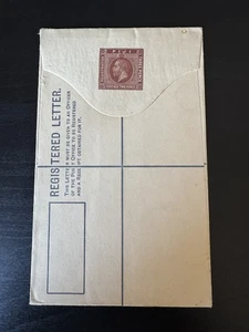 Fiji - KGV Specimen 2p Reg. PSE Postal Stationery Envelope - Picture 1 of 2