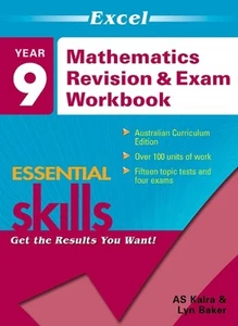 Year 9 Mathematics Revision & Exam Workbook by A.S. Kalra Paperback Book - Picture 1 of 1