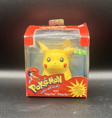 1999 Pokemon #25 Yes/No Pikachu Talking Figure in Box - Image 1 of 2