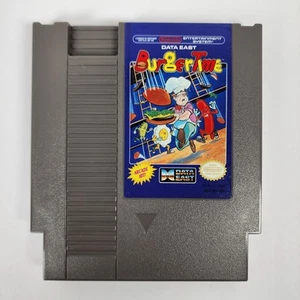 BurgerTime (Nintendo NES, 1987) nur Cartridge, getestet/funktionstüchtig - Bild 1 von 6