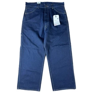 Levi’s Herren blau dunkle Waschung Carpenter Crop Denim Jeans Größe 34 x 27 Neu mit Etikett Skater - Bild 1 von 8