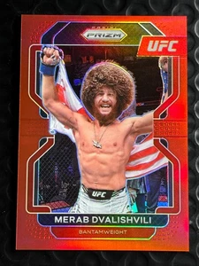 2022 Panini Prizm /299 Merab Dvalishvili Red Prizm #198 Bantamweight - Picture 1 of 2