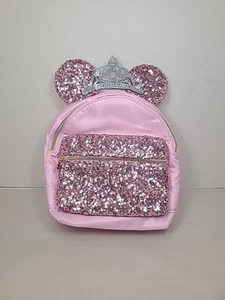 Disney Rosa Pailletten Rucksack Bibbidi Bobbidi Boutique Kinderrucksack Neu - Bild 1 von 10