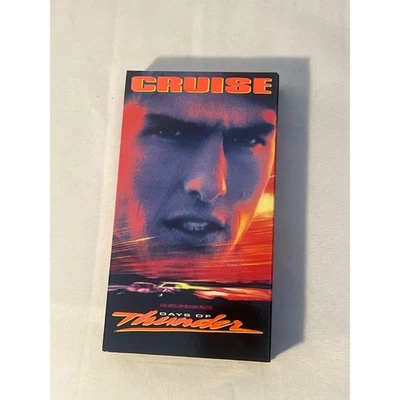 Days of Thunder Tom Cruise VHS Movie PG-13 Paramount 1990 Color 107 Min Stereo - Image 1 of 4
