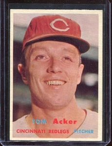 1957 Topps Baseball # 219 Tom Acker (EX-MT) Excellent to Mint - Bild 1 von 2
