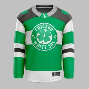 Chicago White Sox St. Paddy's Hockey Trikot Größe Medium SGA 9/20/25 - Bild 1 von 1