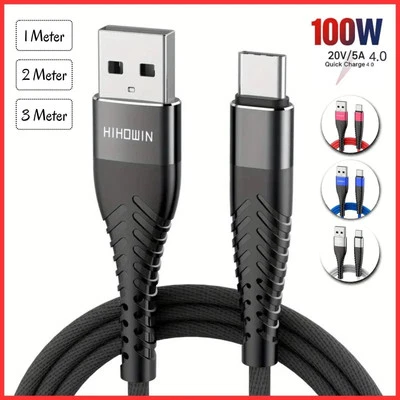 Cable de carga rápida cargador USB C para Samsung S21 S22 S23 S24 S25 tipo C cable Foto 1 de 4