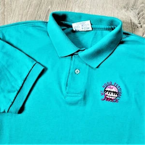 Vintage años 80 90 Mt. Camisa Polo Hood Jazz Festival De Colección Hanes Puntada Única EE. UU. L - Imagen 1 de 12