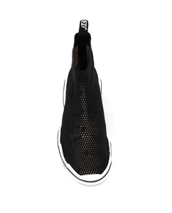 Red Valentino Knit Sneaker Sock Black SZ 38 NEW IN BOX $440 - Picture 1 of 5