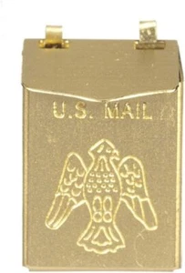 Aztec Imports, Inc. Puppenhaus Miniatur Maßstab 1:12 Messing Briefkasten #S8519 - Bild 1 von 1