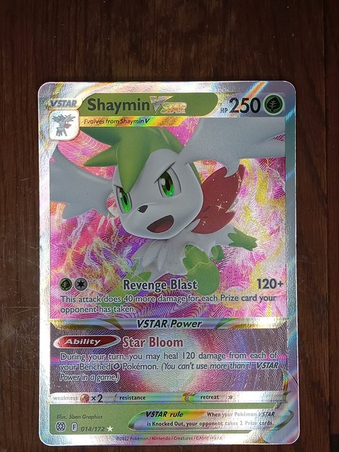 Card Pokemon Shaymin V Original Copag, Jogo de Tabuleiro Original Copag  Nunca Usado 72409210