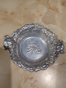 Arthur Court Baby Bear Pewter Bowl 7.5" x 5.5" - Picture 1 of 3