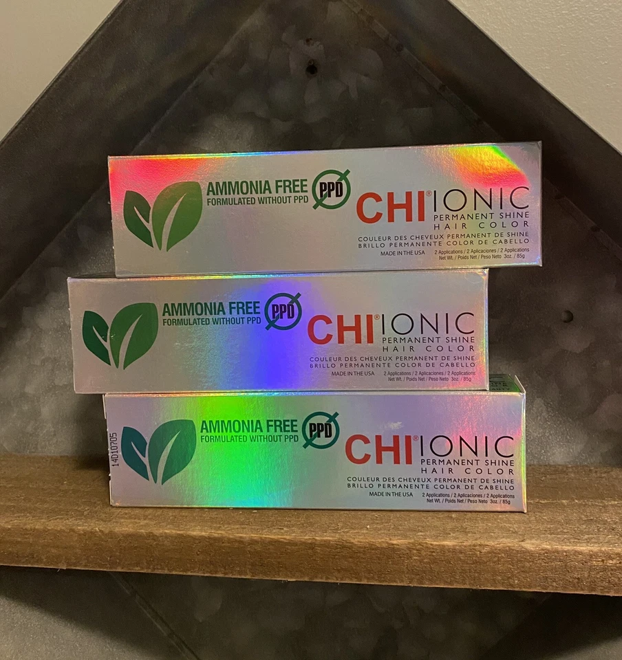 Color de cabello CHI Ionic brillo permanente sin amoníaco 3 oz | Elige tus colores Foto 1 de 1