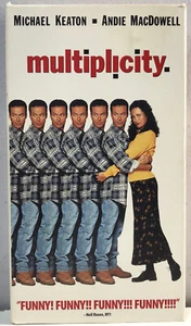 Multiplicity VHS 1996 Video Tape Comedy Rental Keaton MacDowell Buy 2 Get 1 Free - Picture 1 of 9