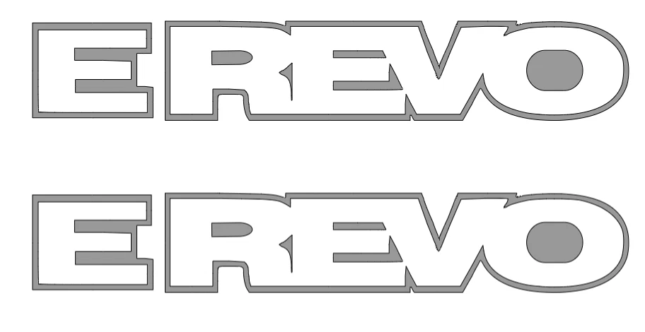 E-REVO   DIE-CUT   Decal   Sticker   (  2  PCS   )  Offroad  RC Truck NEW - Image 1 of 1