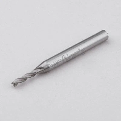 5X 2mm 3 Three Flute HSS End Mill Cutter CNC Bit Aluminium - Image 1 of 2