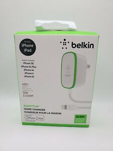 Belkin Boost Up Home Wall Charger for Apple iPhone Lightning Devices 6FT Cable